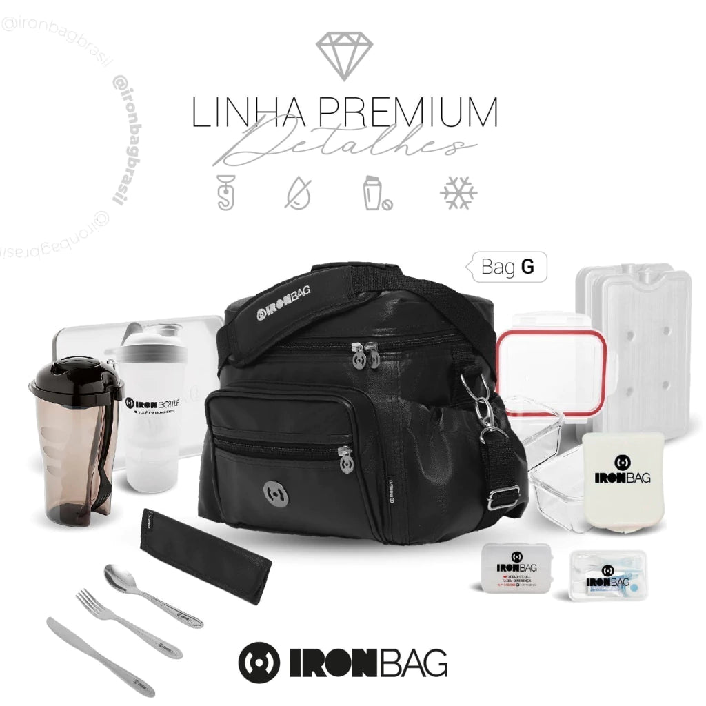 Iron Bag Premium L (mit Zubehör) - Schwarz