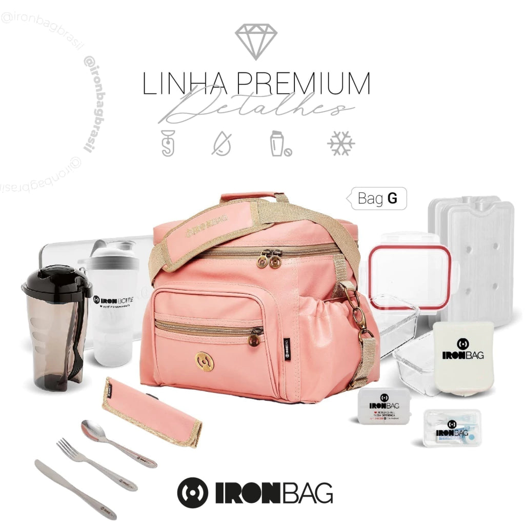 Iron Bag Premium L (mit Zubehör) - Rosé