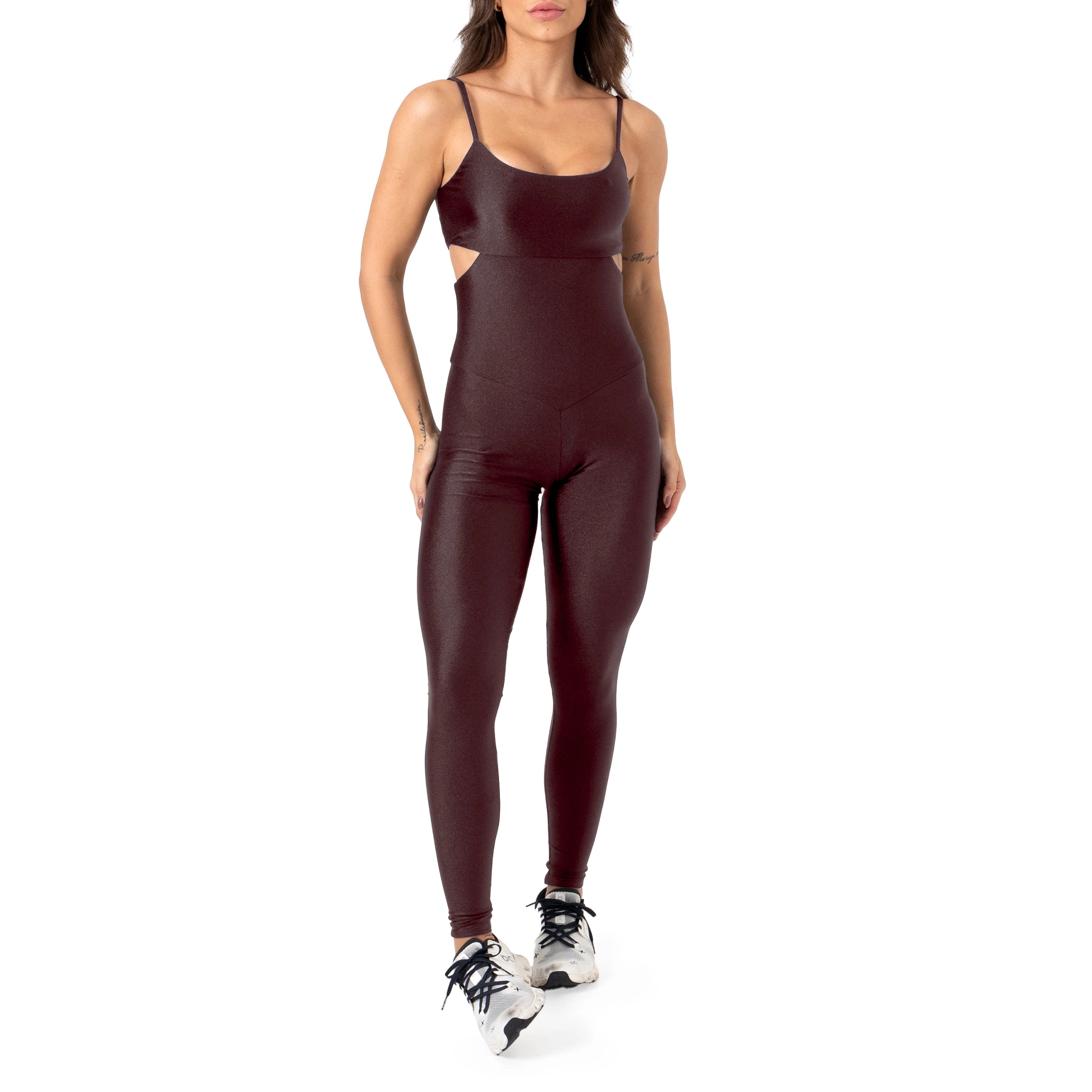 Jumpsuit Attena – Kaffee