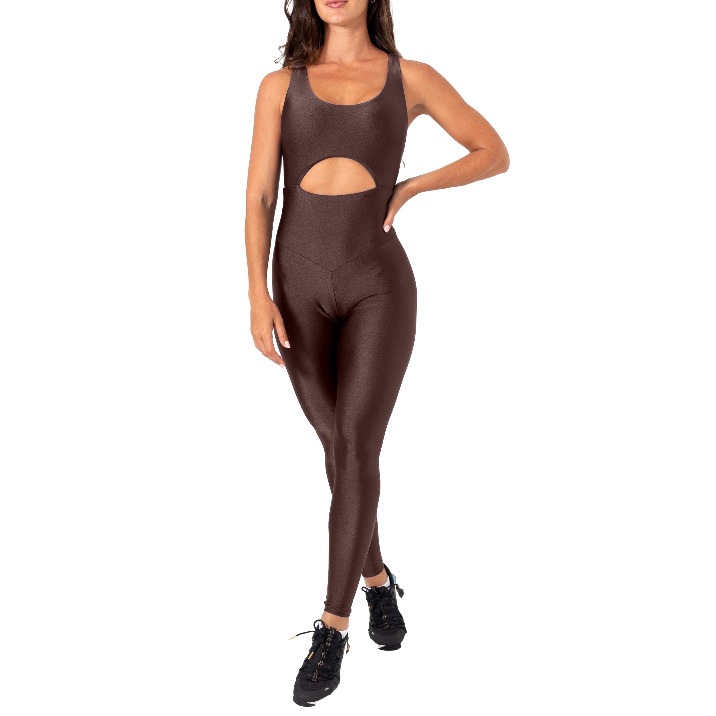 Jumpsuit Attena – Kaffee