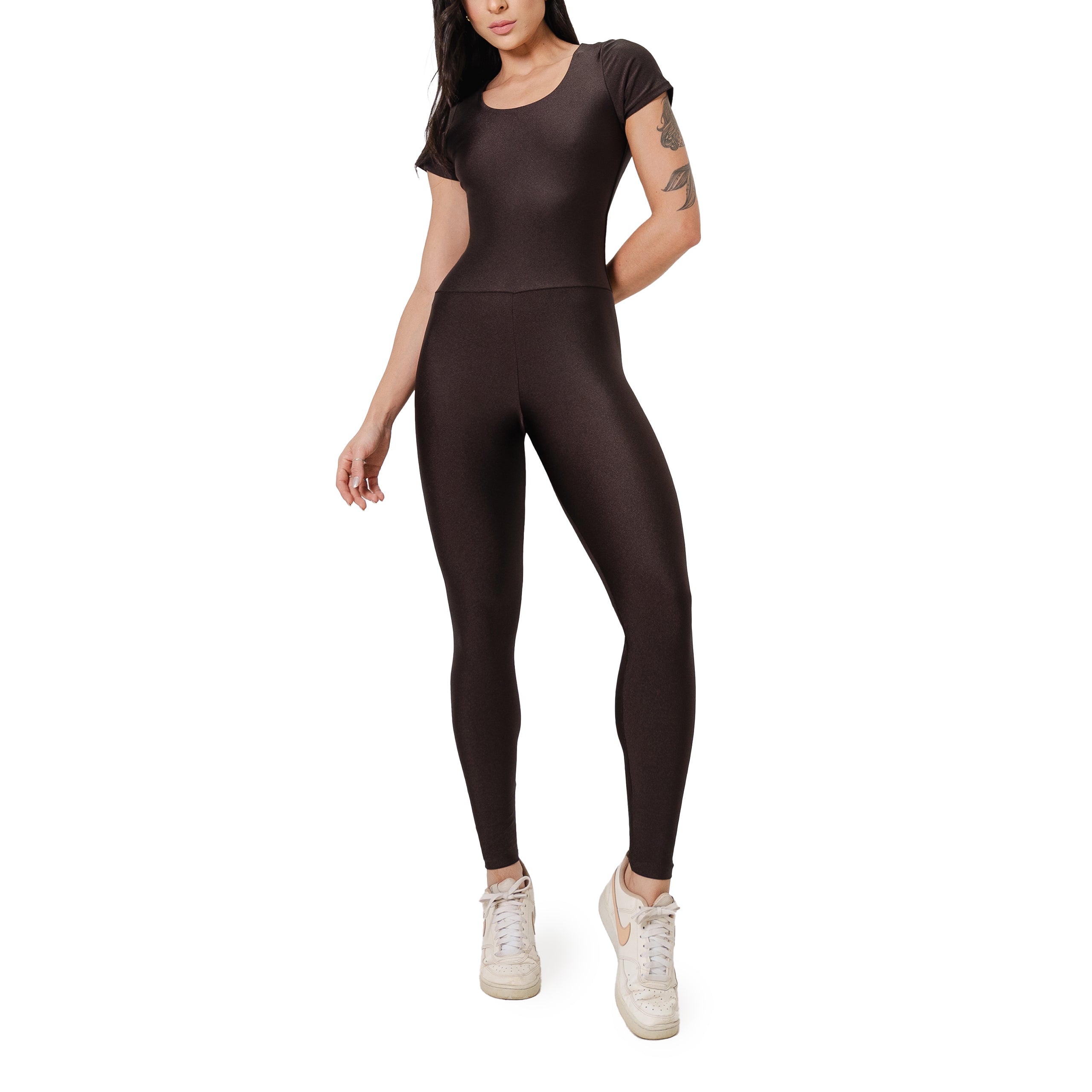 Jumpsuit Attena – Kaffee