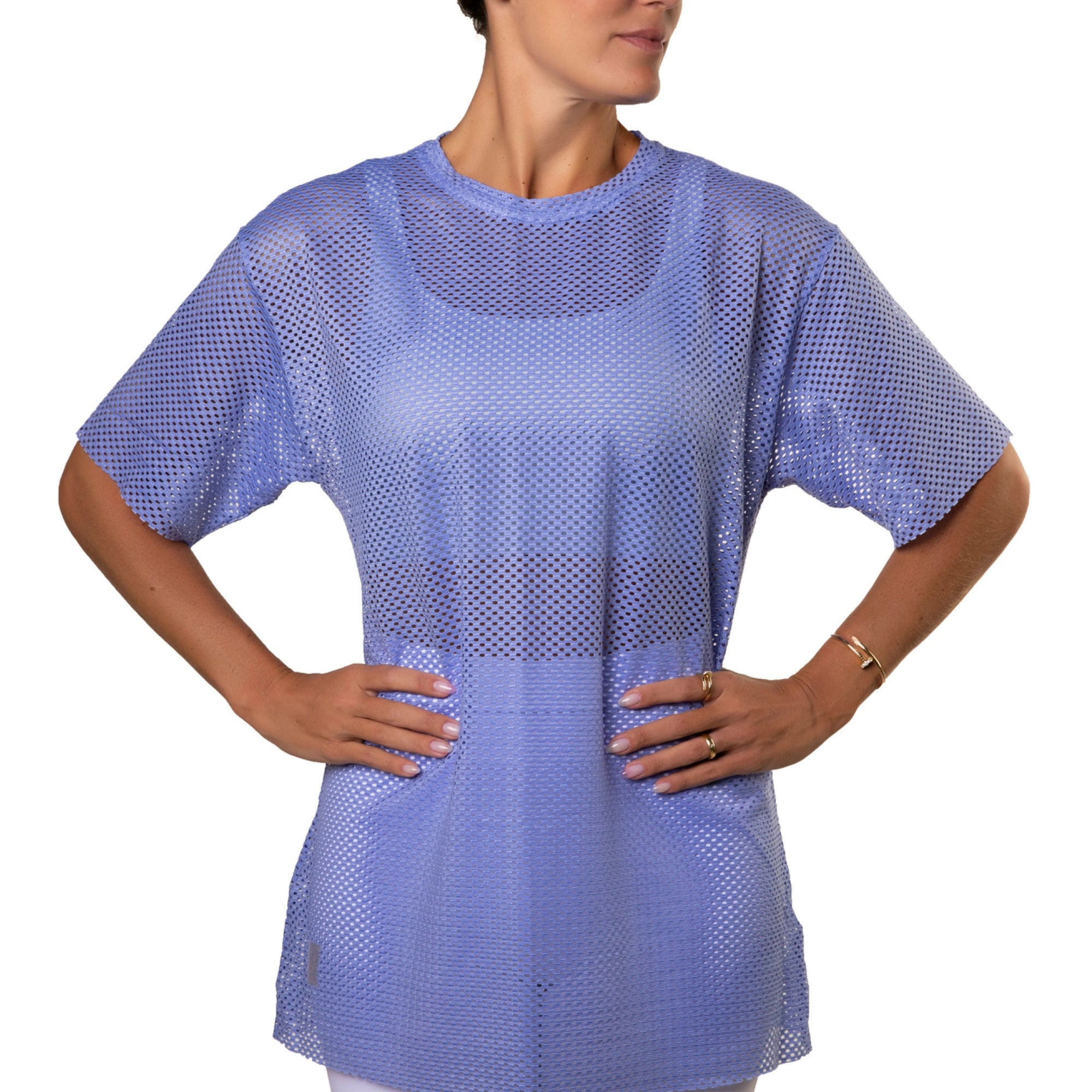 T-Shirt Netz – Baby Blue